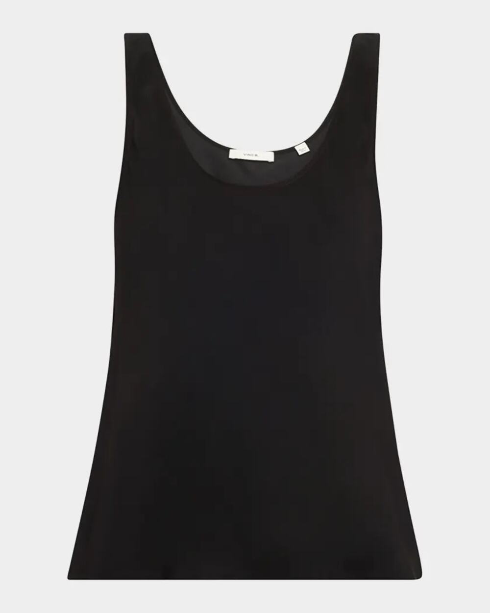 Vince Scoop-Neck Bias Tank Top